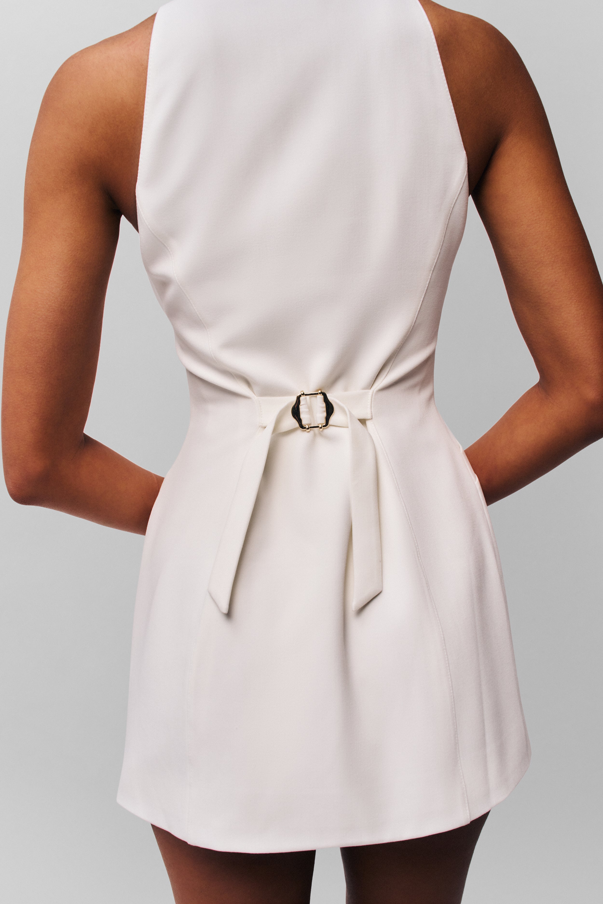 Isla Dress in White