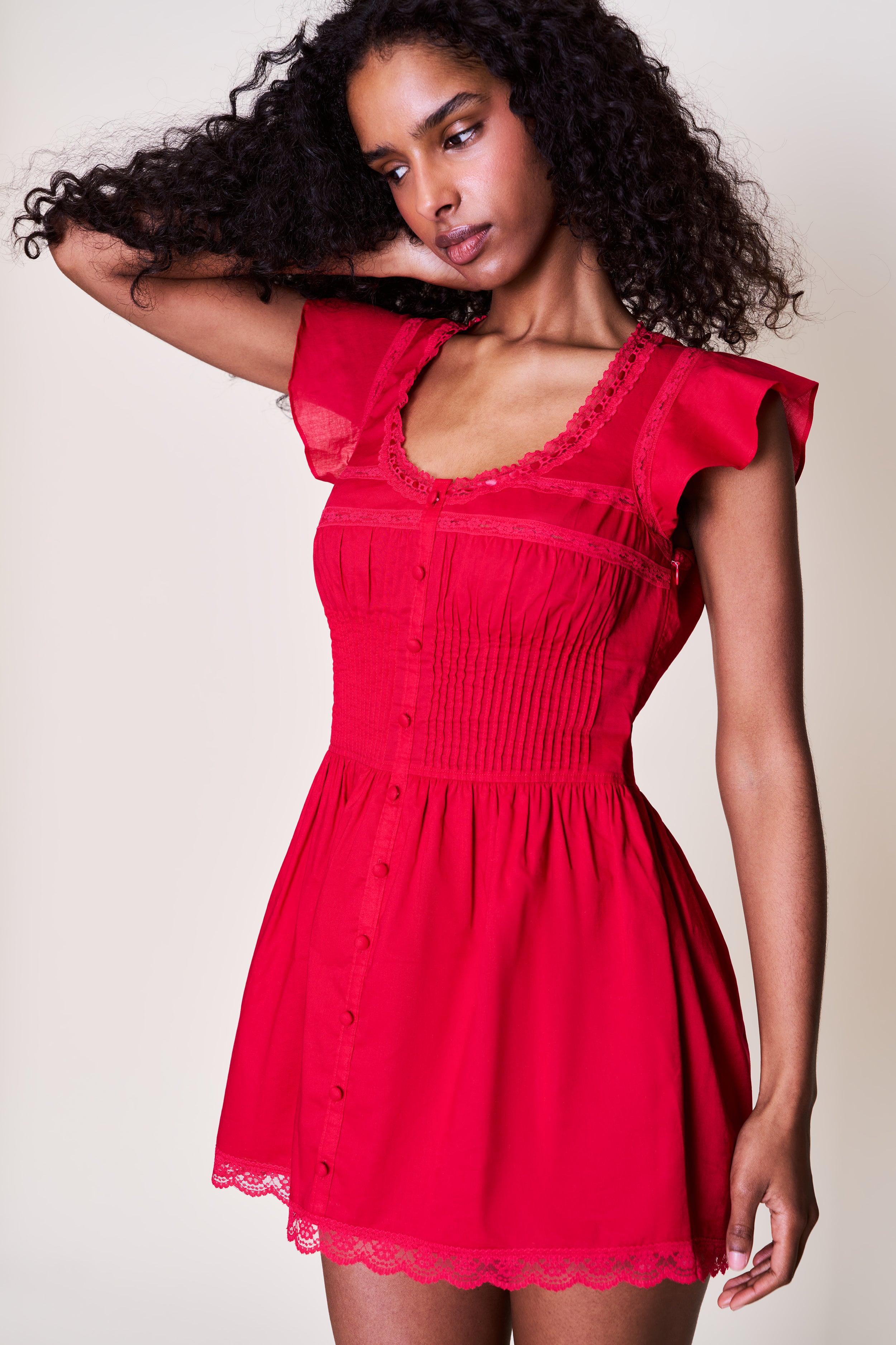 Lille Pintuck Dress