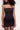 Satin Corset Dress in Black