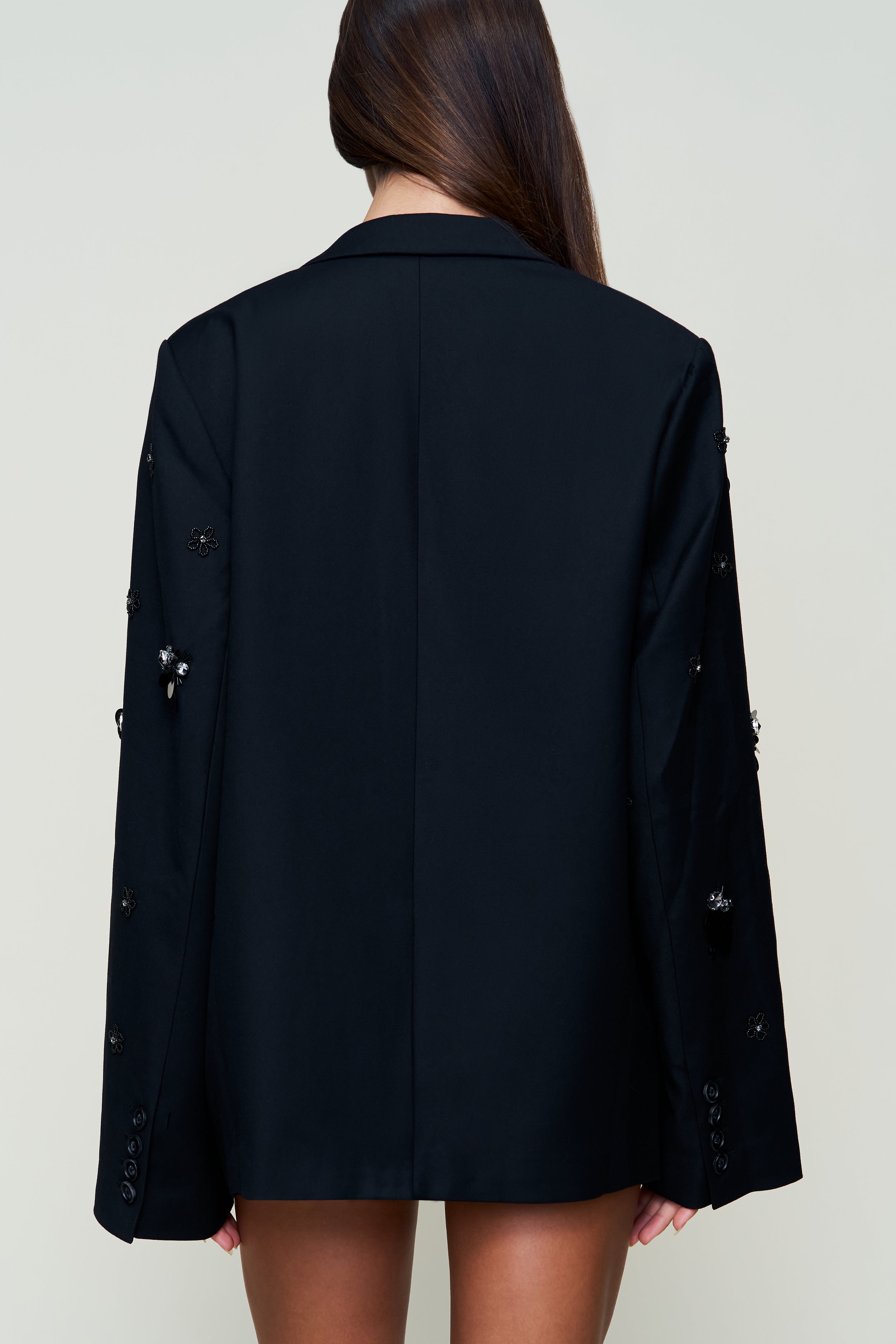 EMBELLISHED OVERSIZED BLAZER