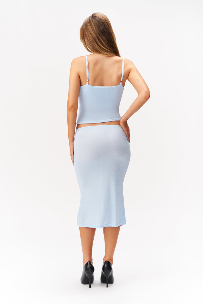 Selene Skirt in Powder Blue