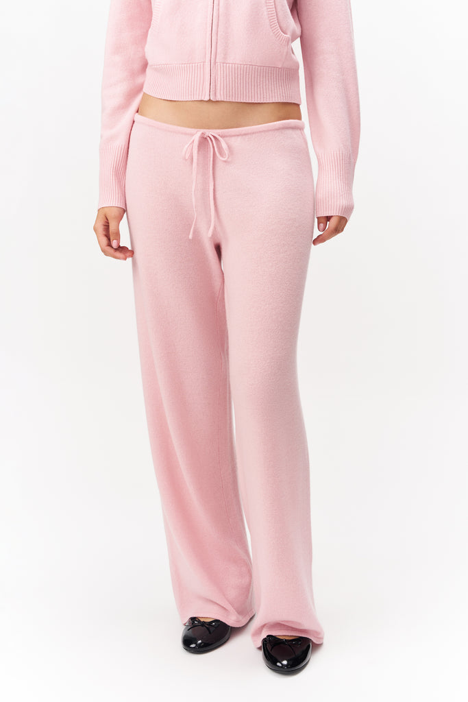 GRACE CASHMERE PANT IN PINK