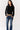 CYNDI ZIP HOODIE IN BLACK