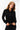 CATHERINE CASHMERE POLO SWEATER IN BLACK