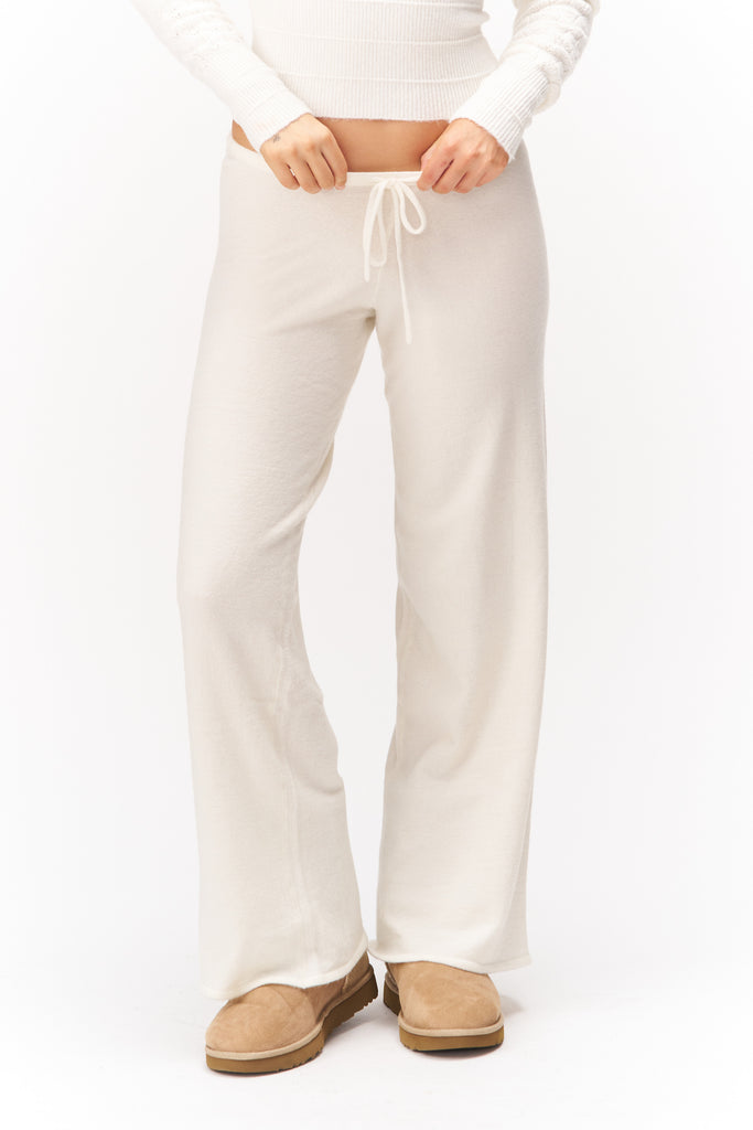 Julianna Knit Pant in Ivory