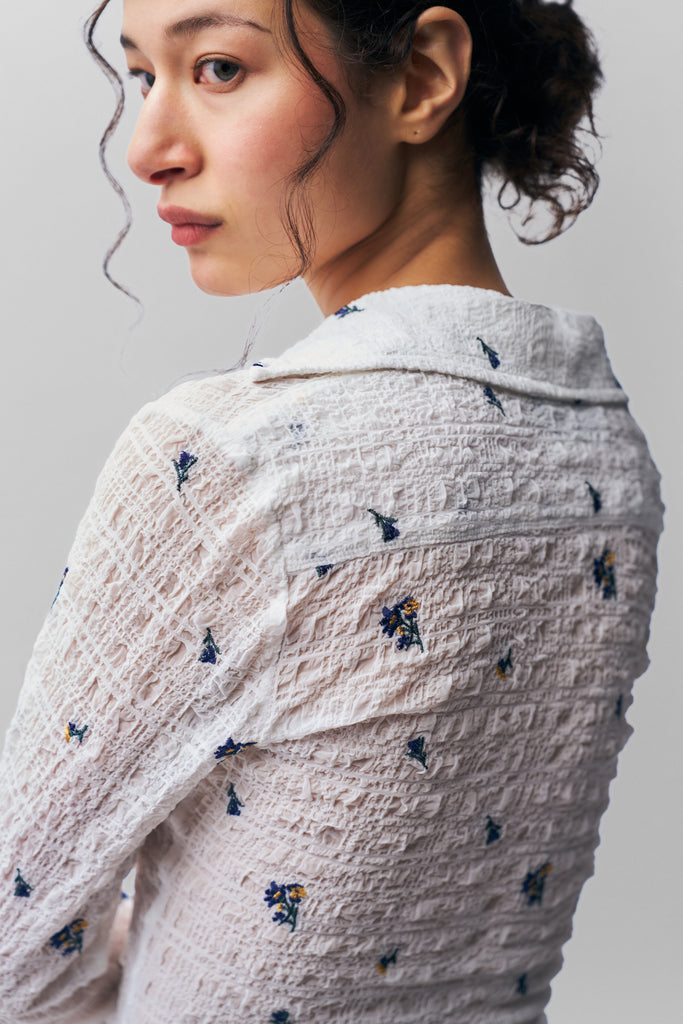 Claudina Top in White
