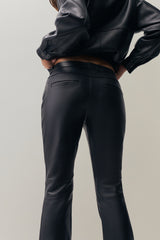 Celosia Leather Pant in Black