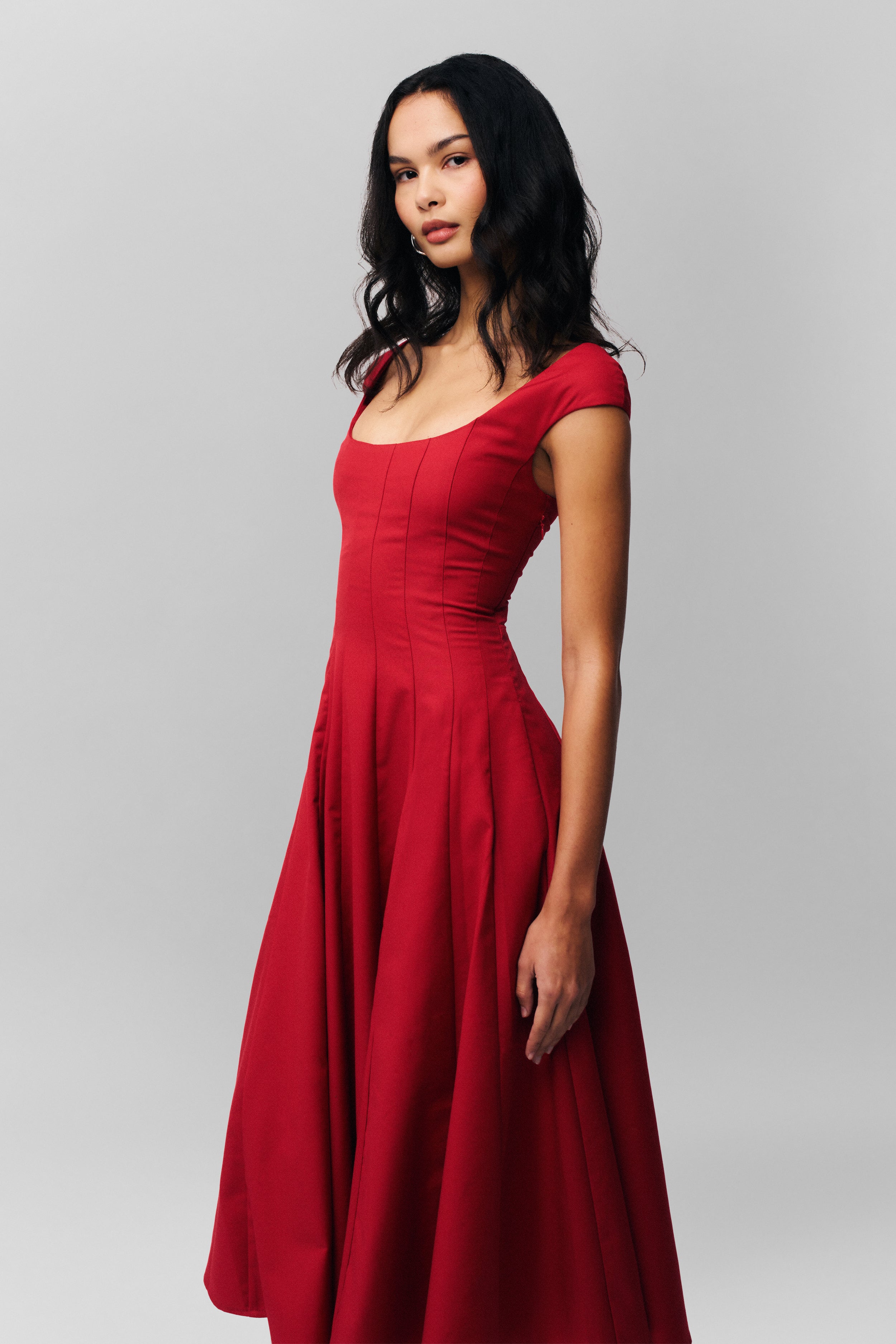 Leila Dress in Red Love