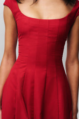 Leila Dress in Red Love