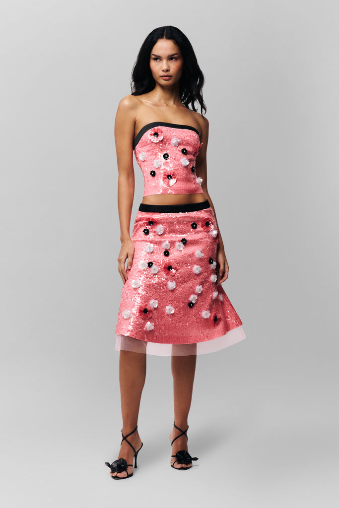 Ambroise Sequin Skirt