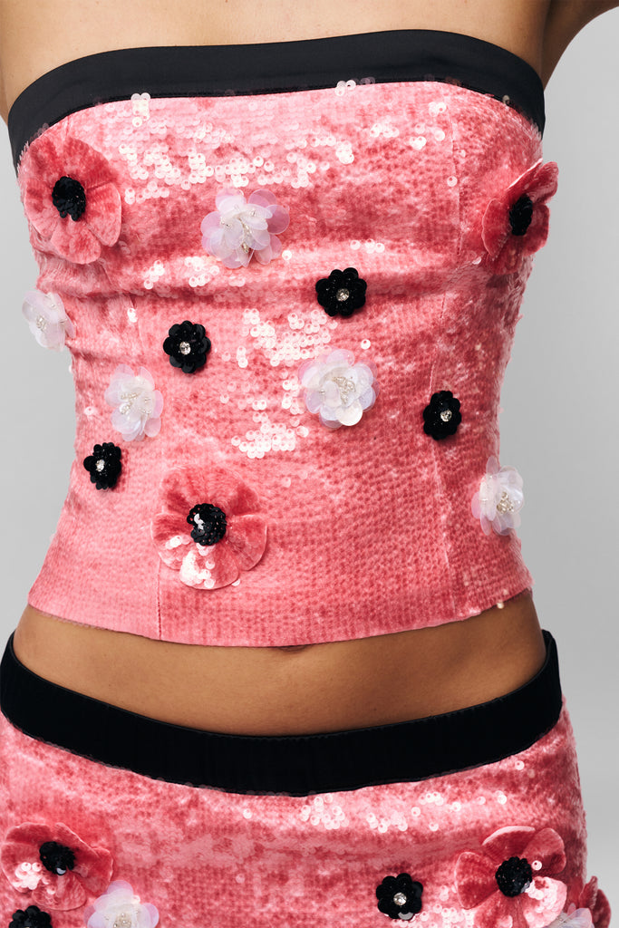 Ambroise Sequin Tube Top