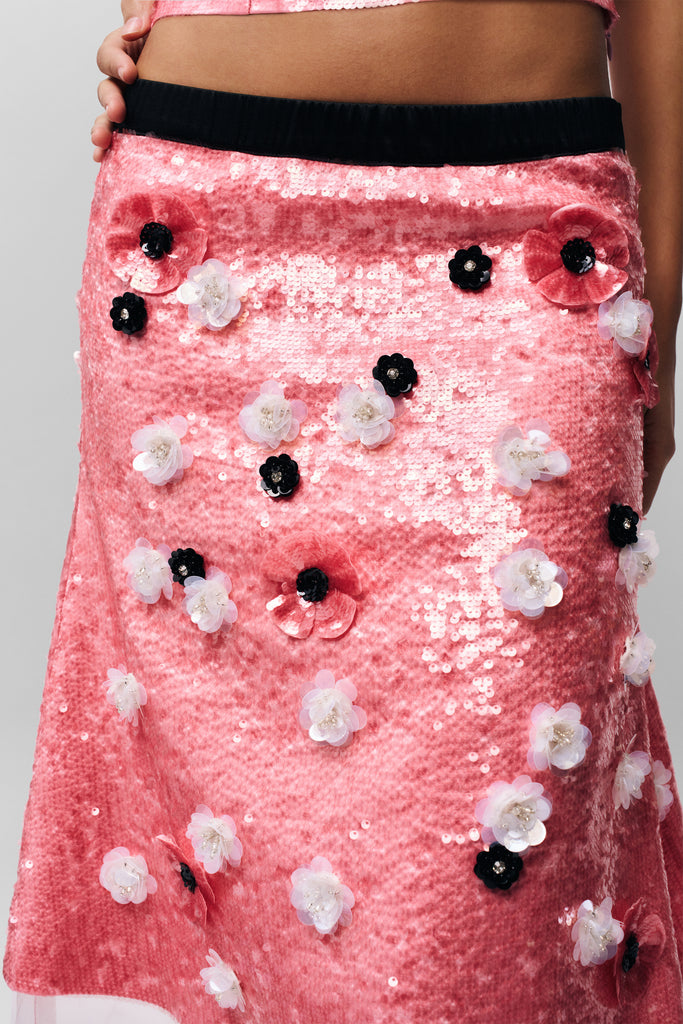 Ambroise Sequin Skirt