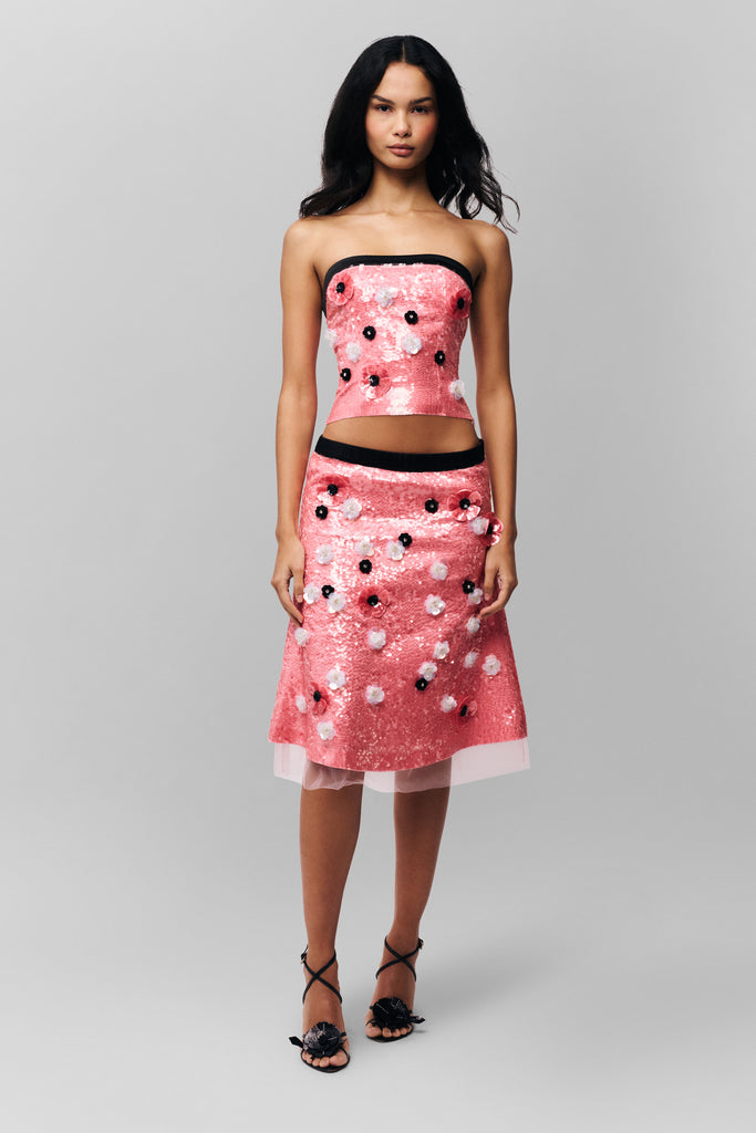 Ambroise Sequin Skirt