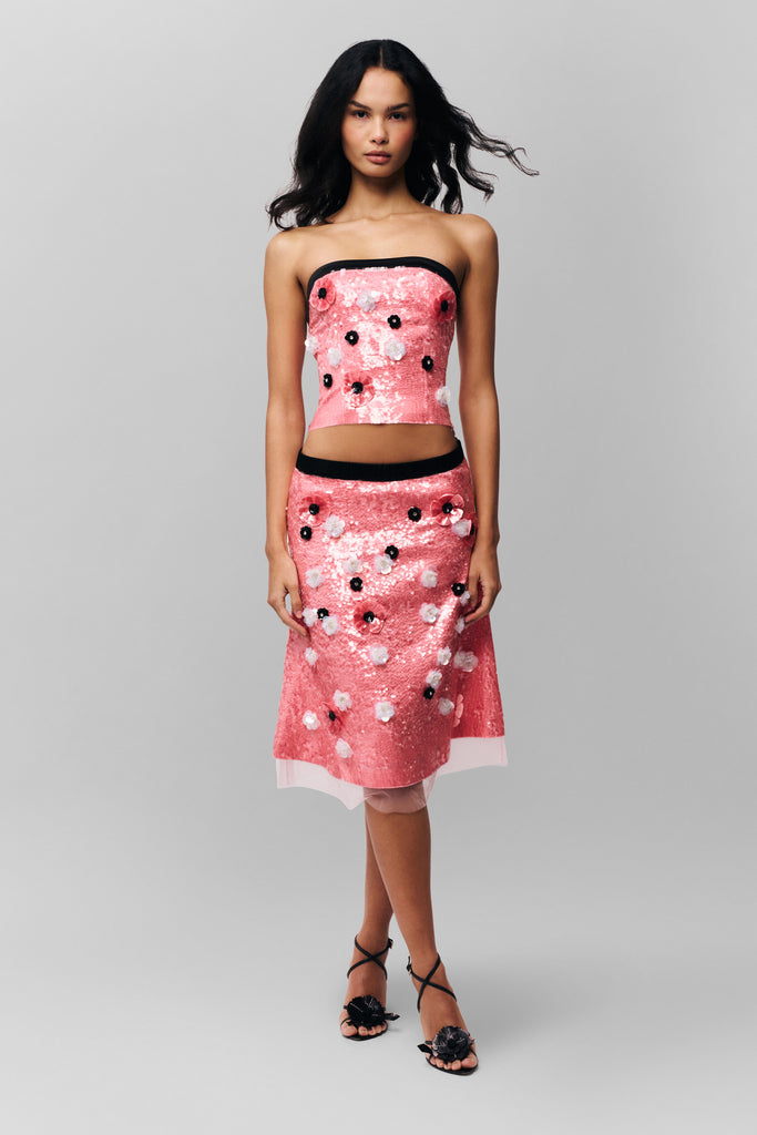Ambroise Sequin Skirt