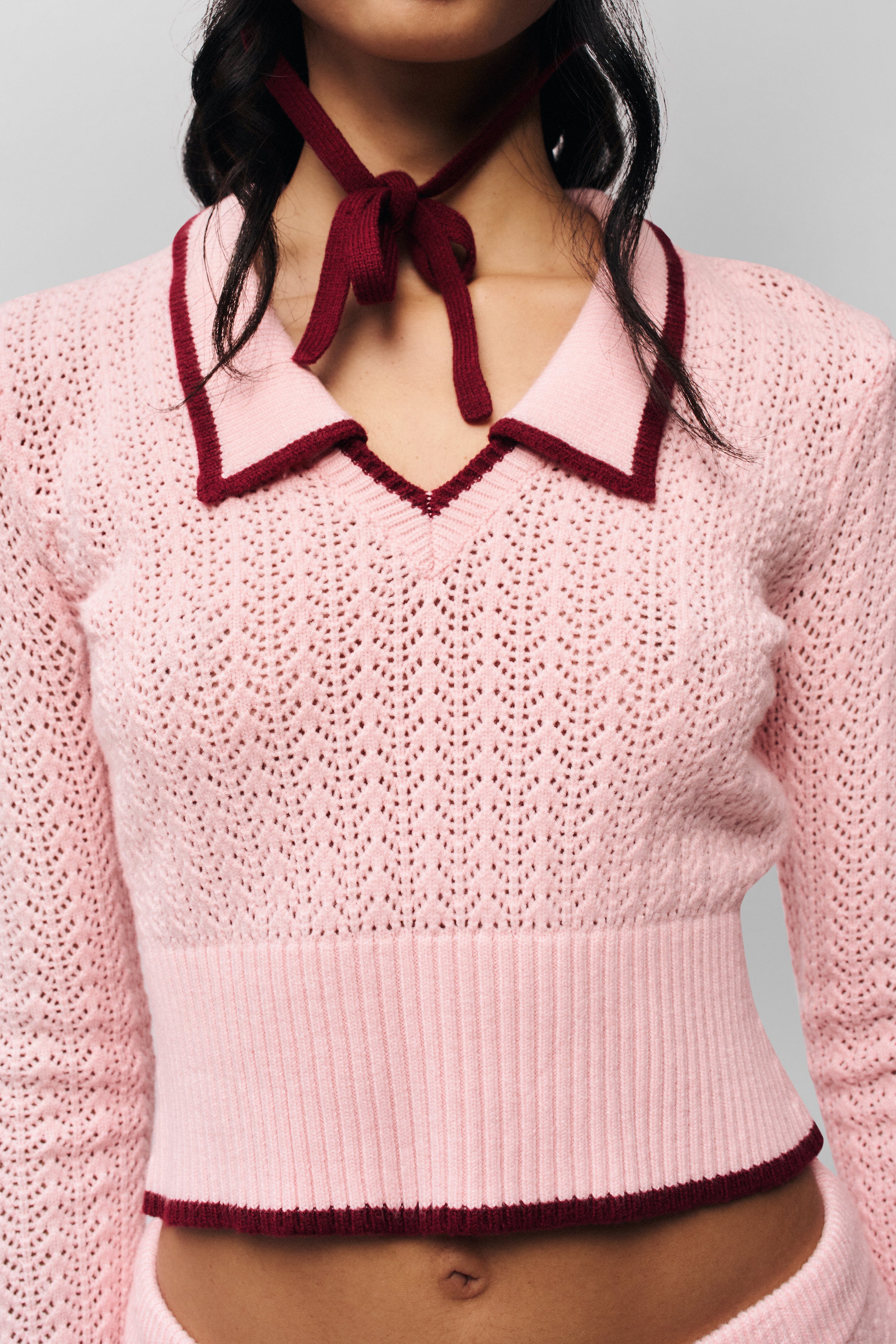 Charlotte Pullover Knit in Ballet Slipper