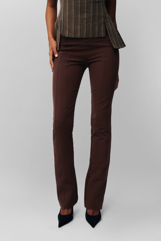 Aurora Trouser in Brown