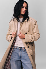 Classic Trench Coat in Khaki