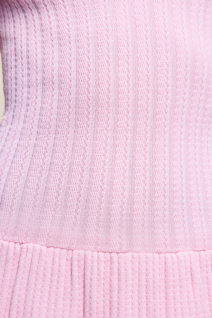 Amaline Mini Dress in Ballet Slipper