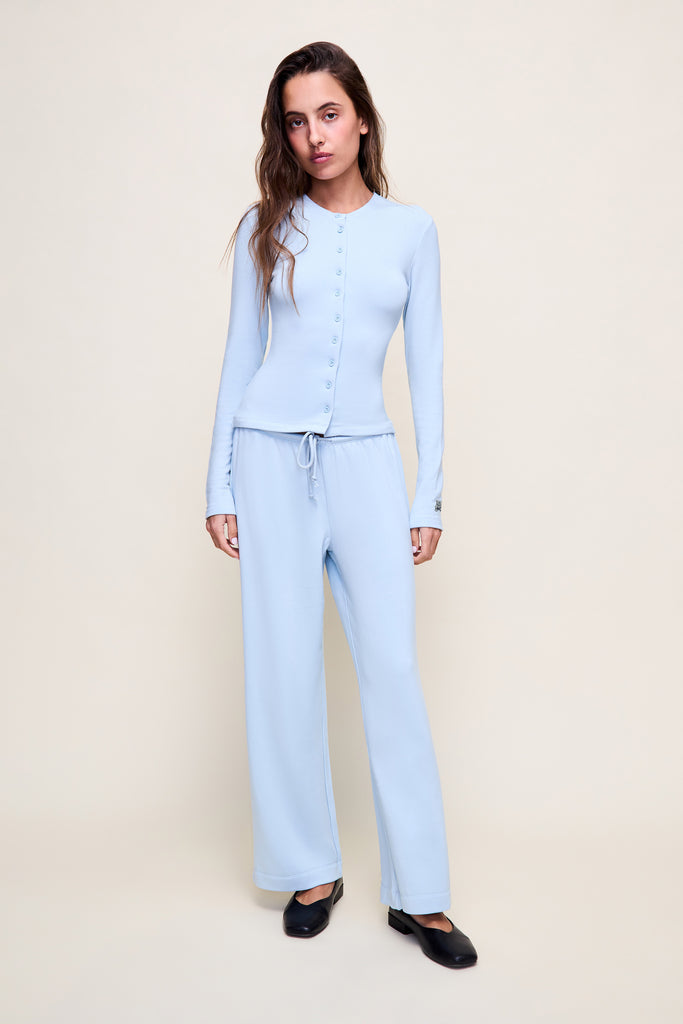 Lana Relaxed Pant in Powder Blue
