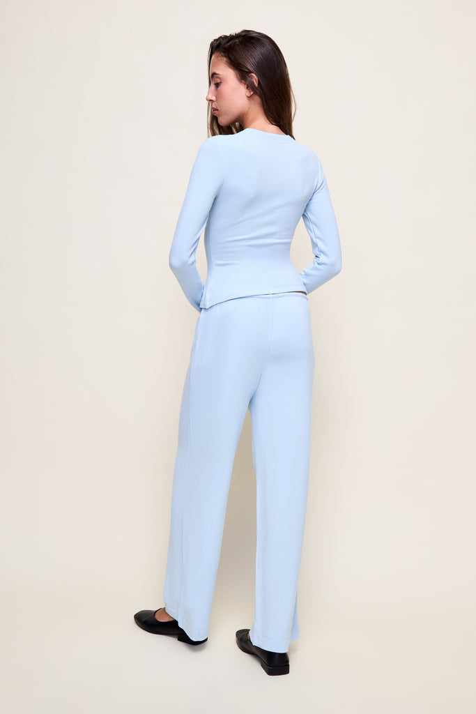 Lana Relaxed Pant in Powder Blue