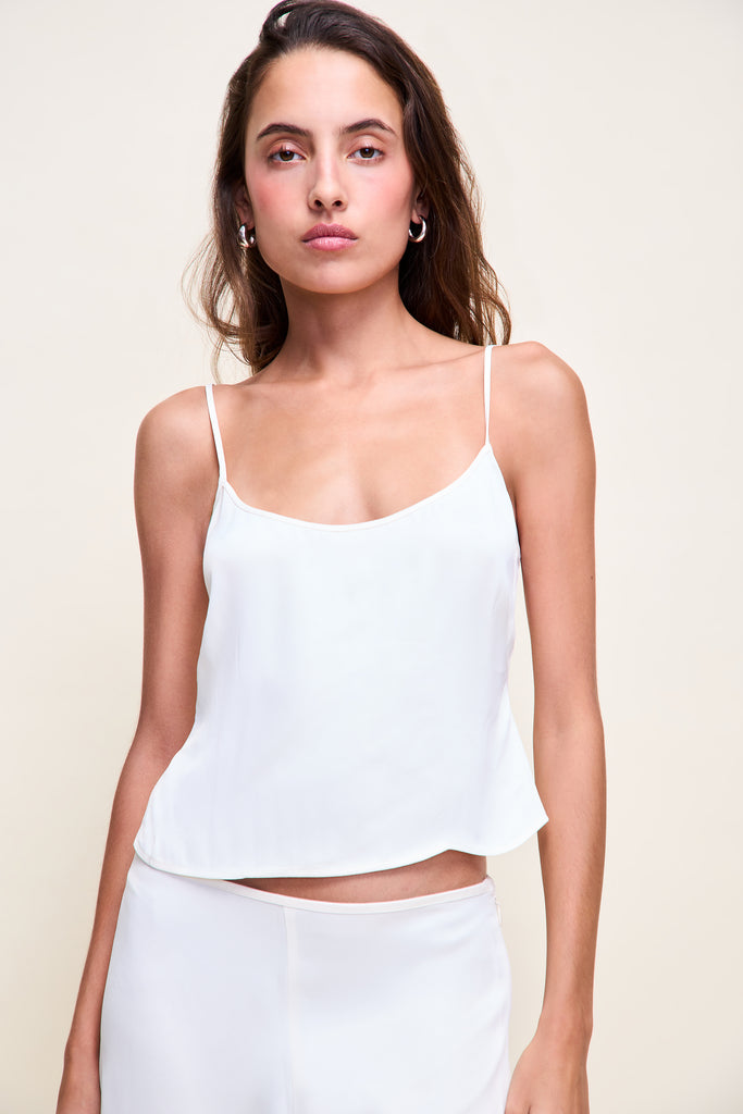 Satin Cami in Butter Cream