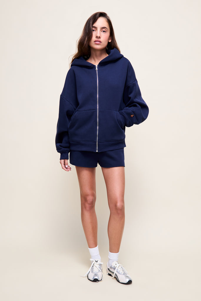 Fleece Short in Navy