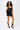 Marini Dropped Waist Dress in Black