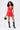 Juliette Twill Halter Dress in Red Love