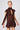 Ara Mini Dress in Espresso