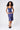 Paloma Satin Skirt in Navy