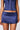 SATIN MINI SKIRT IN NAVY