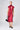 LUCIA SATIN MIDI SKIRT IN MERLOT