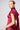Ara Satin Top in Merlot