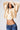 Cosette Cropped Faux Fur Jacket in Mink Cream