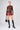 Micro Mini Leather Skirt in Bordeaux