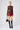 Micro Mini Leather Skirt in Bordeaux