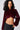 FALLON CROP FAUX FUR JACKET IN BORDEAUX