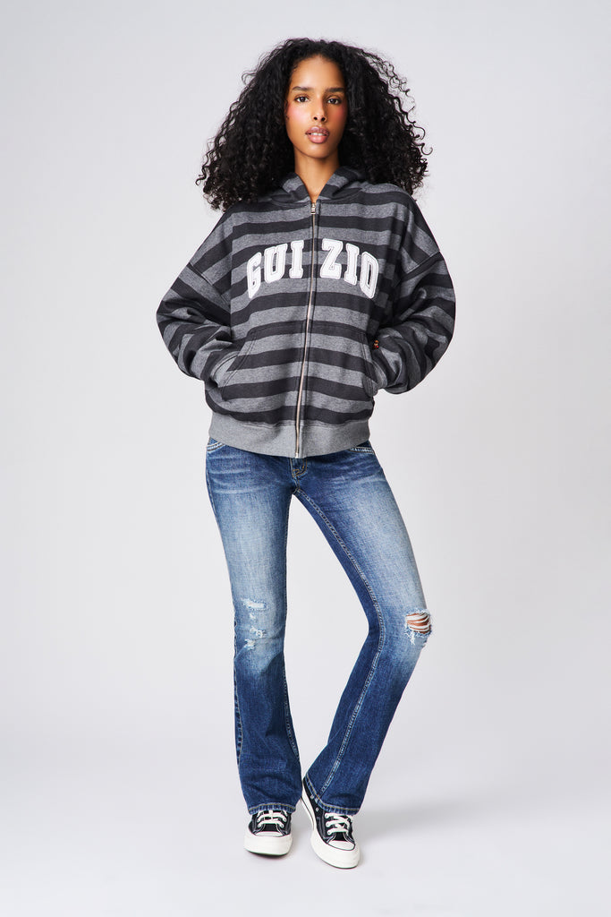 Zip Up Oversized Hoodie