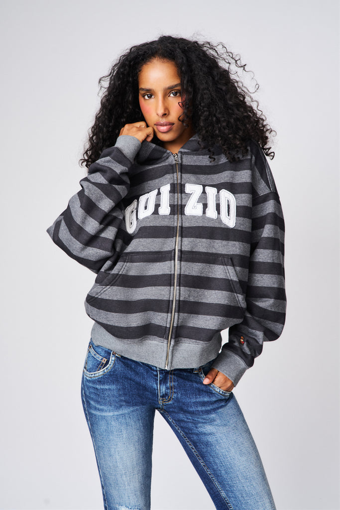 Zip Up Oversized Hoodie
