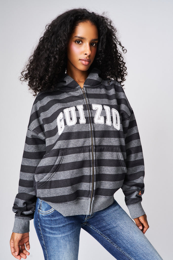 Zip Up Oversized Hoodie