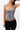 Marini Gingham Corset in Black/White
