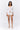 Scallop Knit Tie Short in White