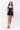 Posie Slip Mini Dress in Black