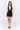 Niko Dress in Metallic Black