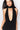 Niko Dress in Metallic Black