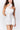 Chiffon Wrap Dress in White