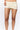 Micro Mini Stretch Skort in Cream