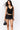 Micro Mini Leather Skirt in Black