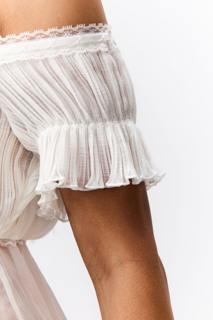 Amorette Top in Ivory