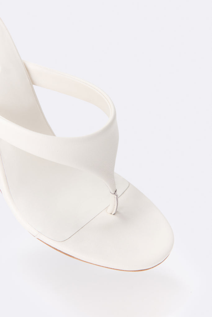 Leo Platform Wedge Sandal in Ivory